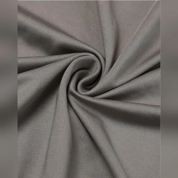 CHICME Womens 2pc Long Sleeve Top, Chain Print Color Block Skirt Sage Gray White - Picture 7 of 11